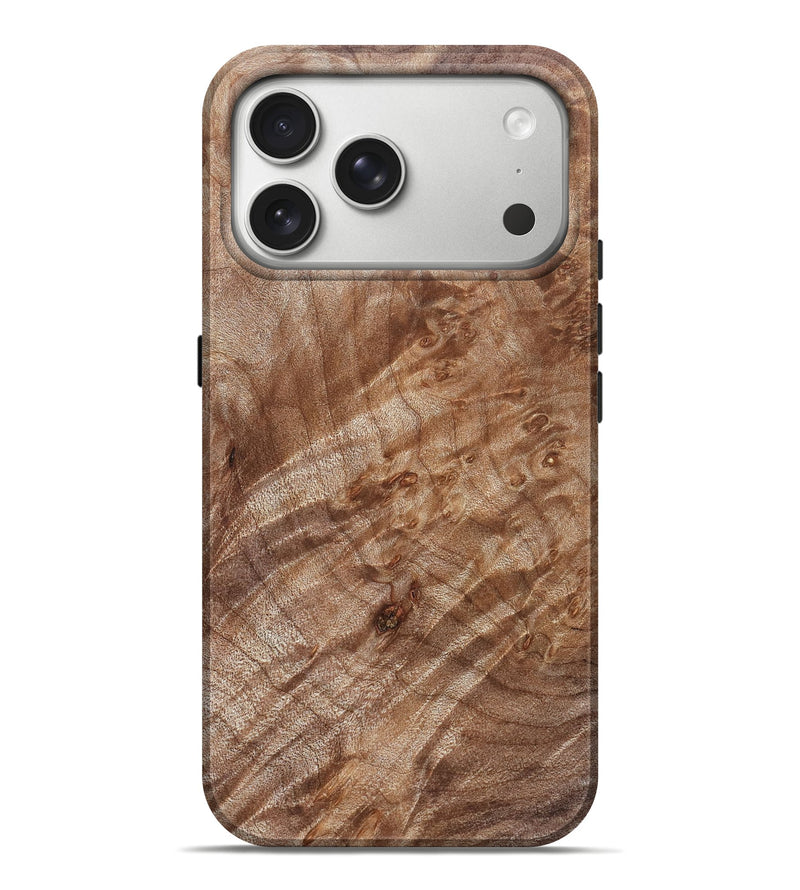iPhone 17 Pro Max Wood Live Edge Phone Case - Dee (Solid Wood, 831644)