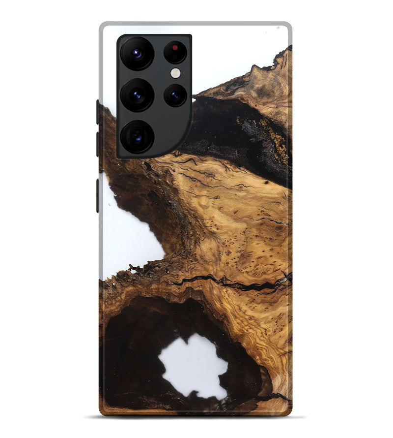Galaxy S22 Ultra Wood Live Edge Phone Case - Glenda (Clear, 831645)