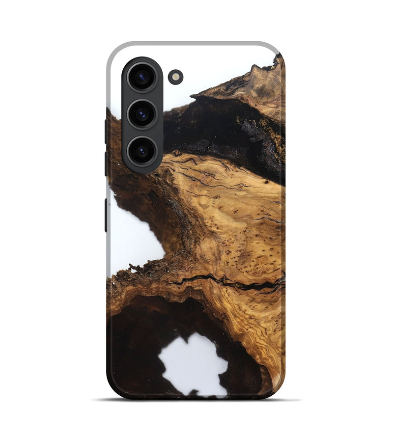 Galaxy S23 Wood Live Edge Phone Case - Glenda (Clear, 831645)