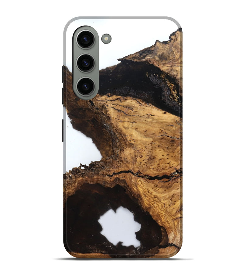 Galaxy S23 Plus Wood Live Edge Phone Case - Glenda (Clear, 831645)