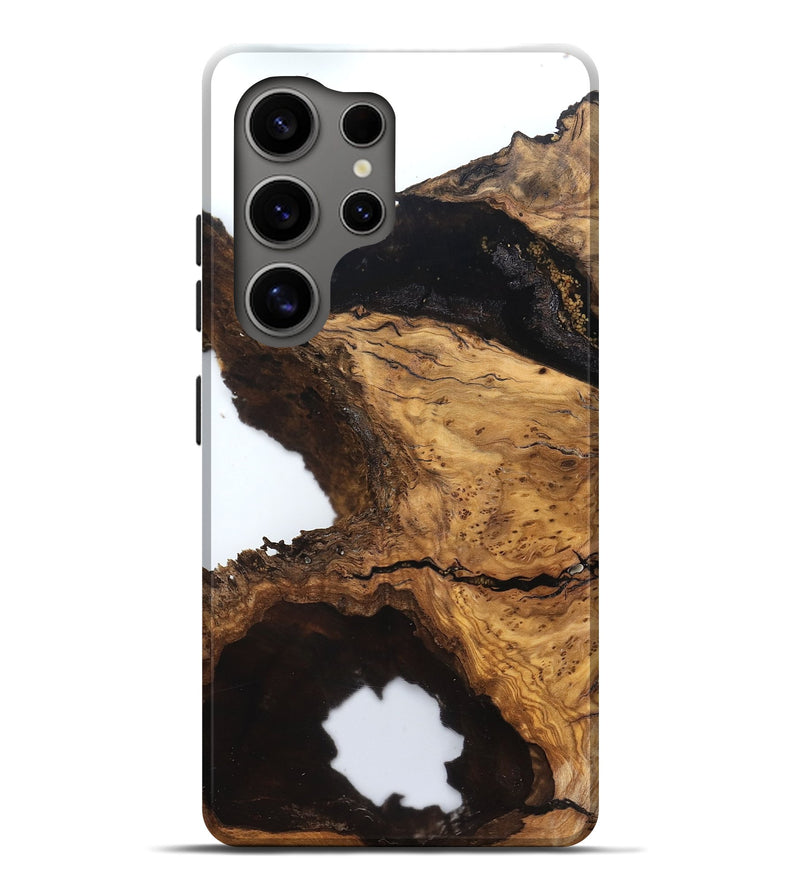 Galaxy S25 Ultra Wood Live Edge Phone Case - Glenda (Clear, 831645)