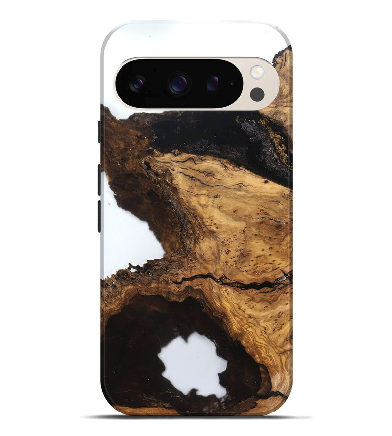 Pixel 10 Pro XL Wood Live Edge Phone Case - Glenda (Clear, 831645)