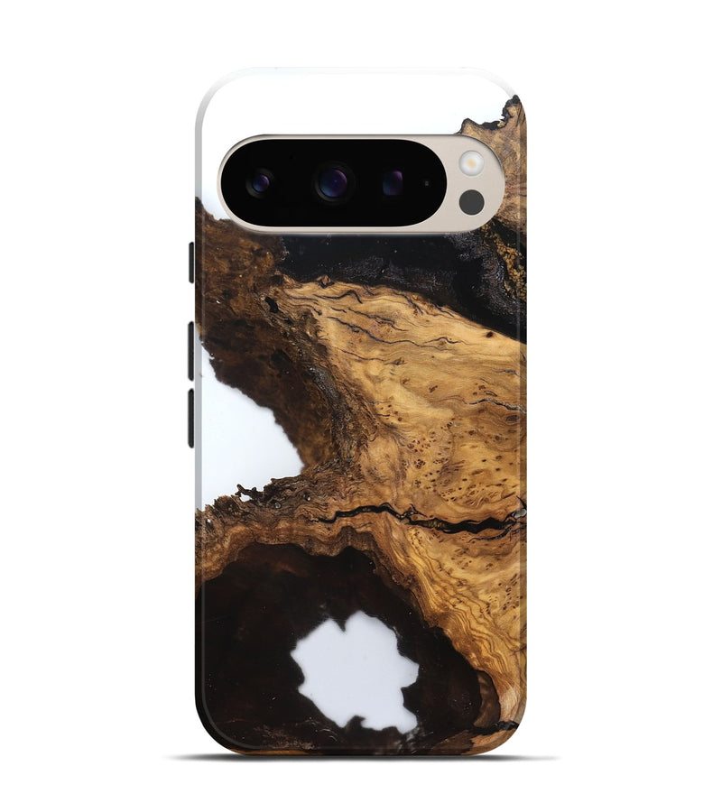 Pixel 9 Pro Wood Live Edge Phone Case - Glenda (Clear, 831645)