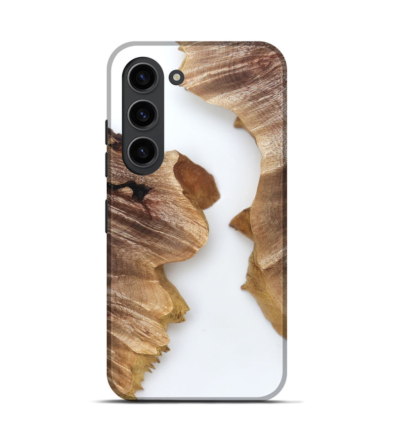Galaxy S23 Wood Live Edge Phone Case - Robbin (Clear, 831646)