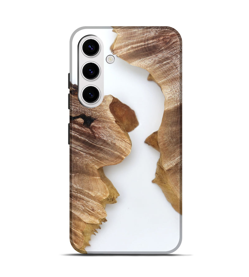 Galaxy S25 Wood Live Edge Phone Case - Robbin (Clear, 831646)