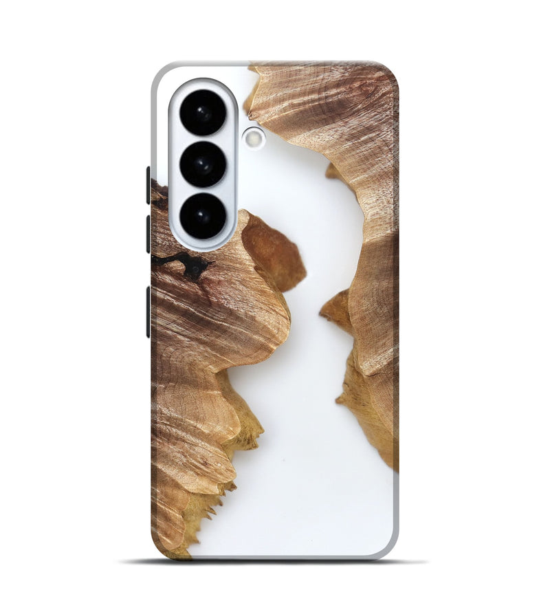 Galaxy S26 Wood Live Edge Phone Case - Robbin (Clear, 831646)