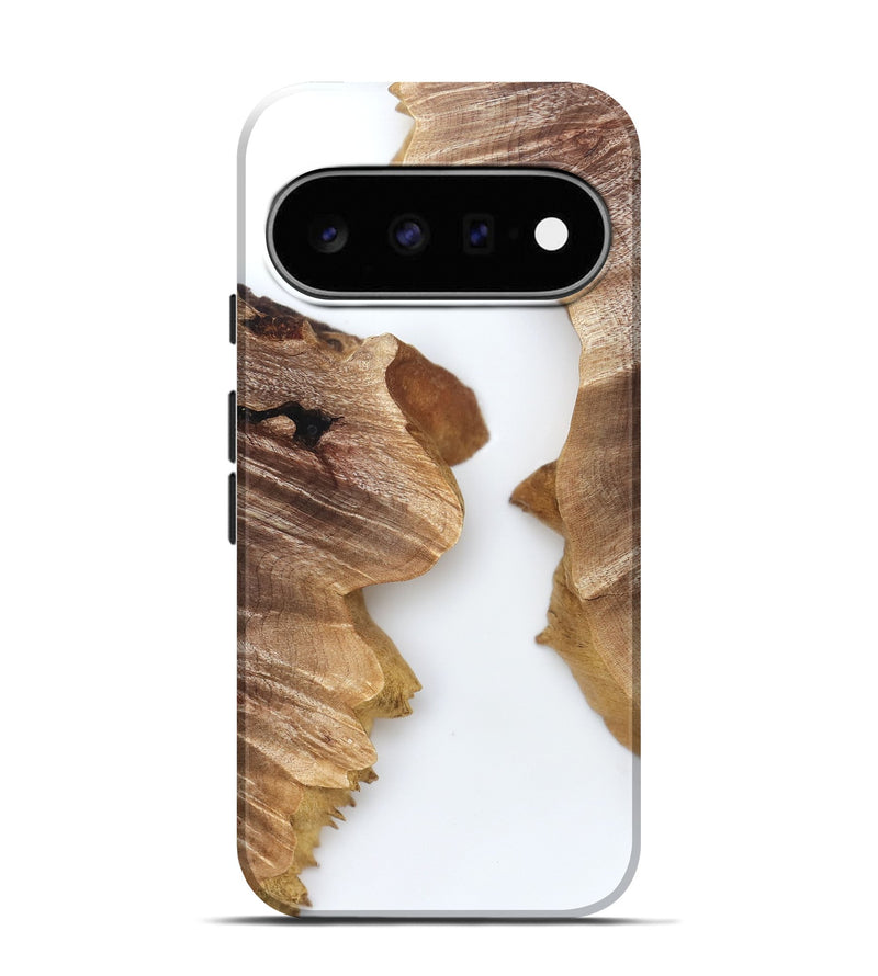 Pixel 11 Pro Wood Live Edge Phone Case - Robbin (Clear, 831646)