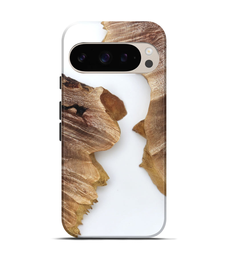 Pixel 9 Pro Wood Live Edge Phone Case - Robbin (Clear, 831646)