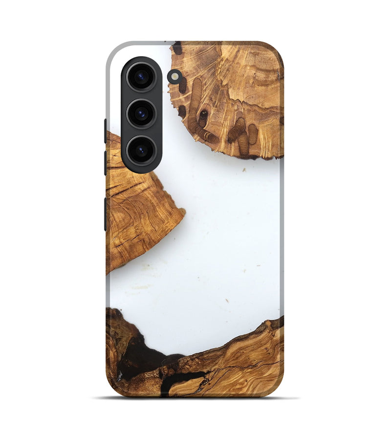 Galaxy S23 Wood Live Edge Phone Case - Amiya (Clear, 831647)
