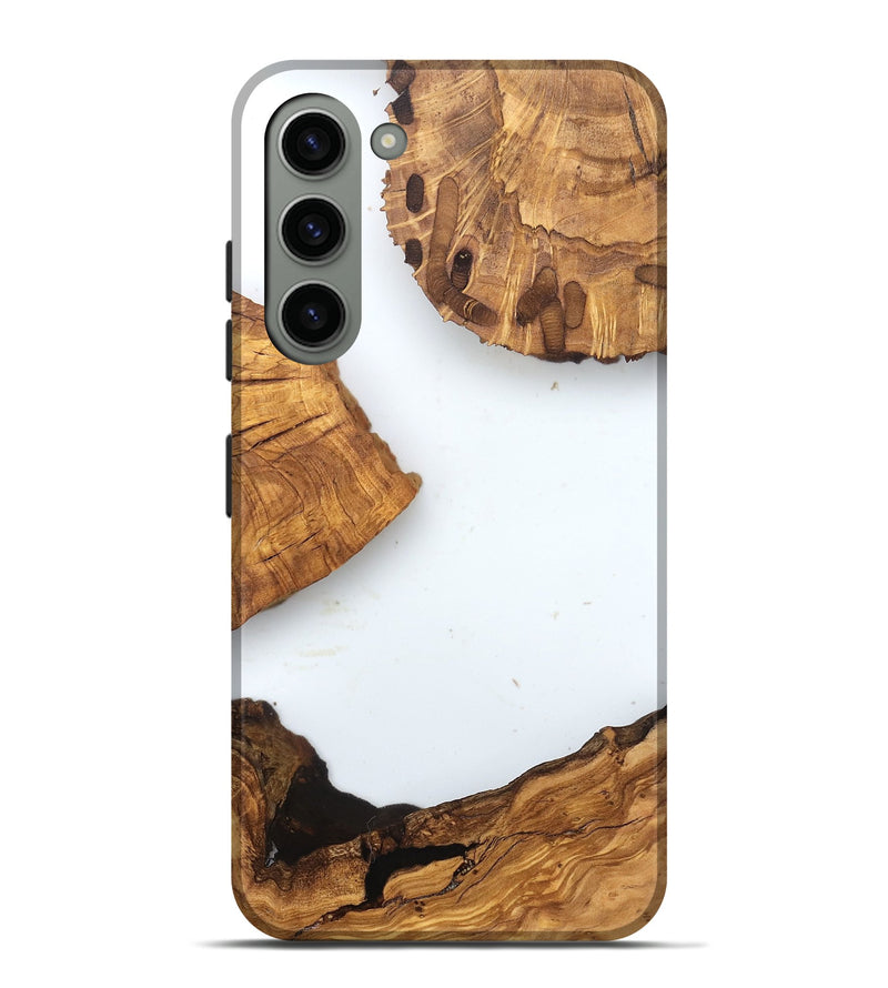 Galaxy S23 Plus Wood Live Edge Phone Case - Amiya (Clear, 831647)