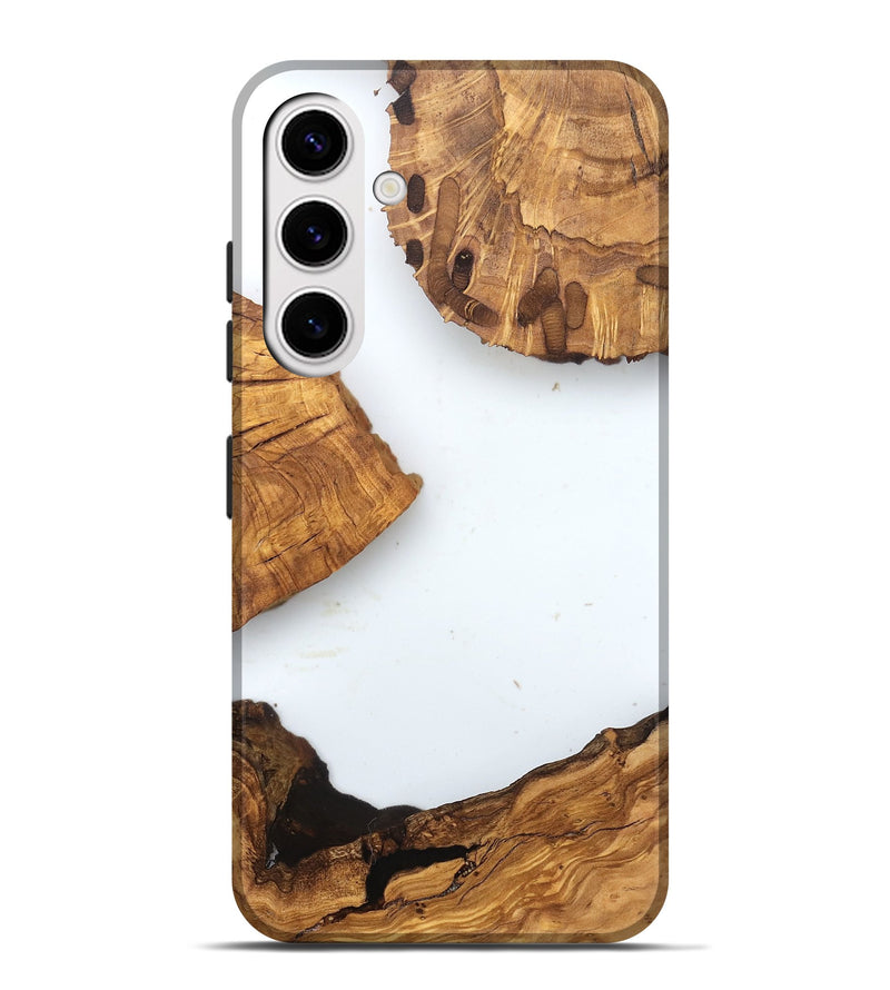 Galaxy S25 Plus Wood Live Edge Phone Case - Amiya (Clear, 831647)