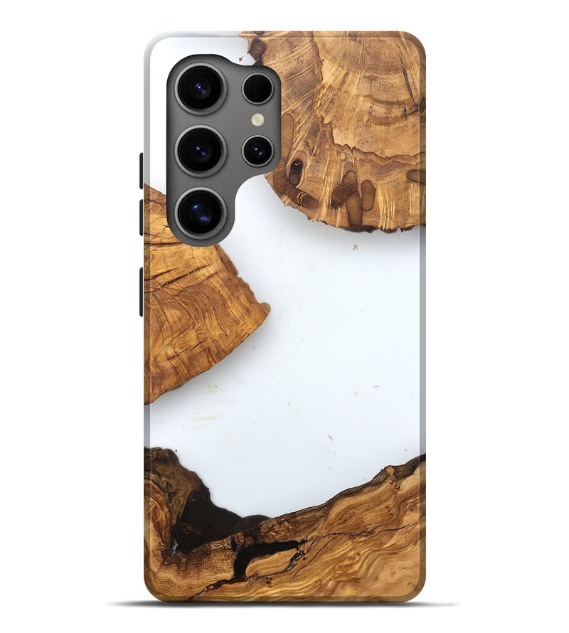 Galaxy S25 Ultra Wood Live Edge Phone Case - Amiya (Clear, 831647)