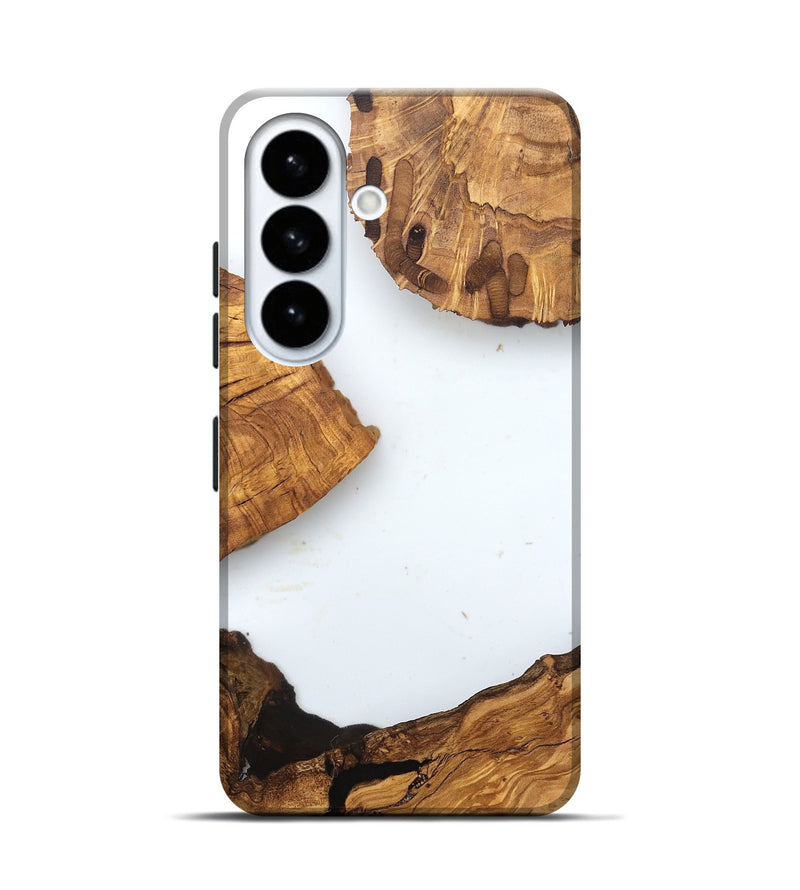 Galaxy S26 Wood Live Edge Phone Case - Amiya (Clear, 831647)