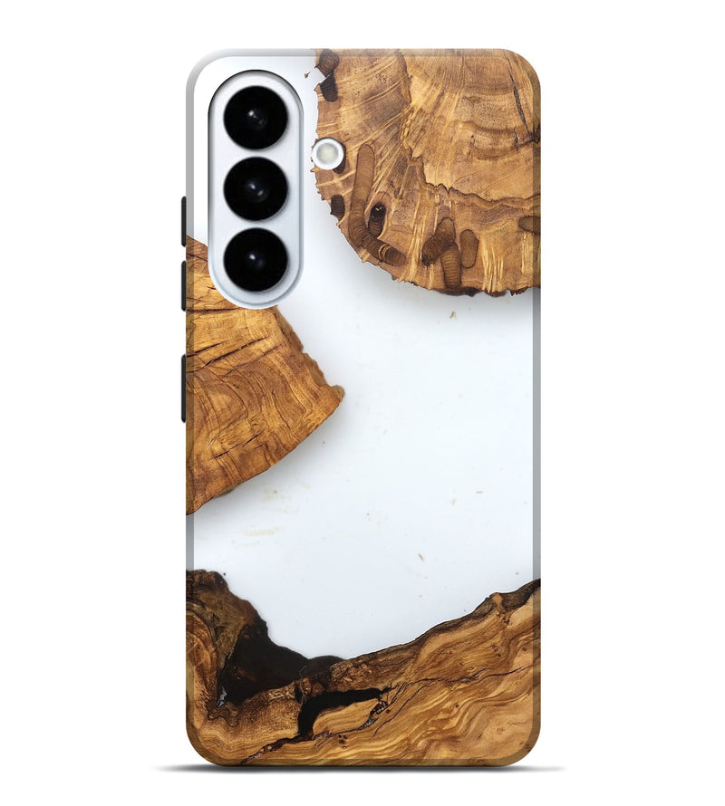 Galaxy S26 Plus Wood Live Edge Phone Case - Amiya (Clear, 831647)
