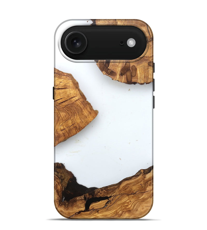 iPhone 17 Air Wood Live Edge Phone Case - Amiya (Clear, 831647)