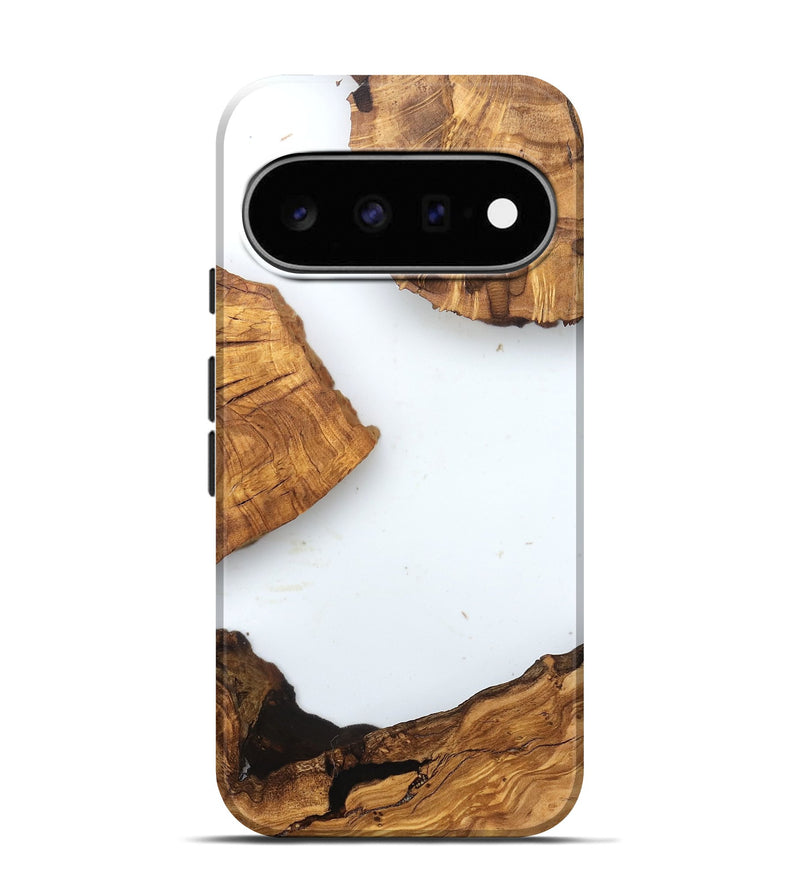 Pixel 11 Pro Wood Live Edge Phone Case - Amiya (Clear, 831647)