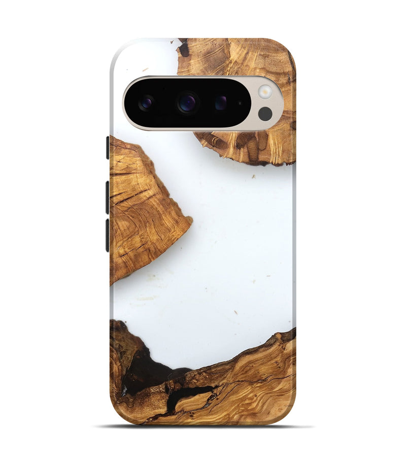 Pixel 9 Pro Wood Live Edge Phone Case - Amiya (Clear, 831647)