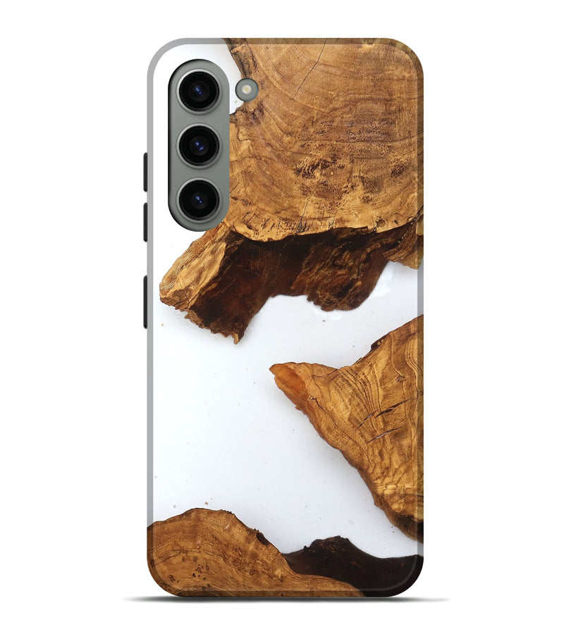 Galaxy S23 Plus Wood Live Edge Phone Case - Savanah (Clear, 831648)