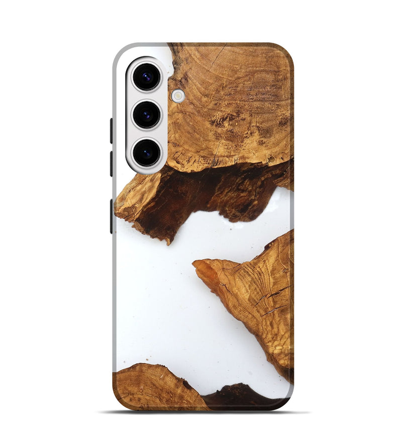 Galaxy S25 Wood Live Edge Phone Case - Savanah (Clear, 831648)