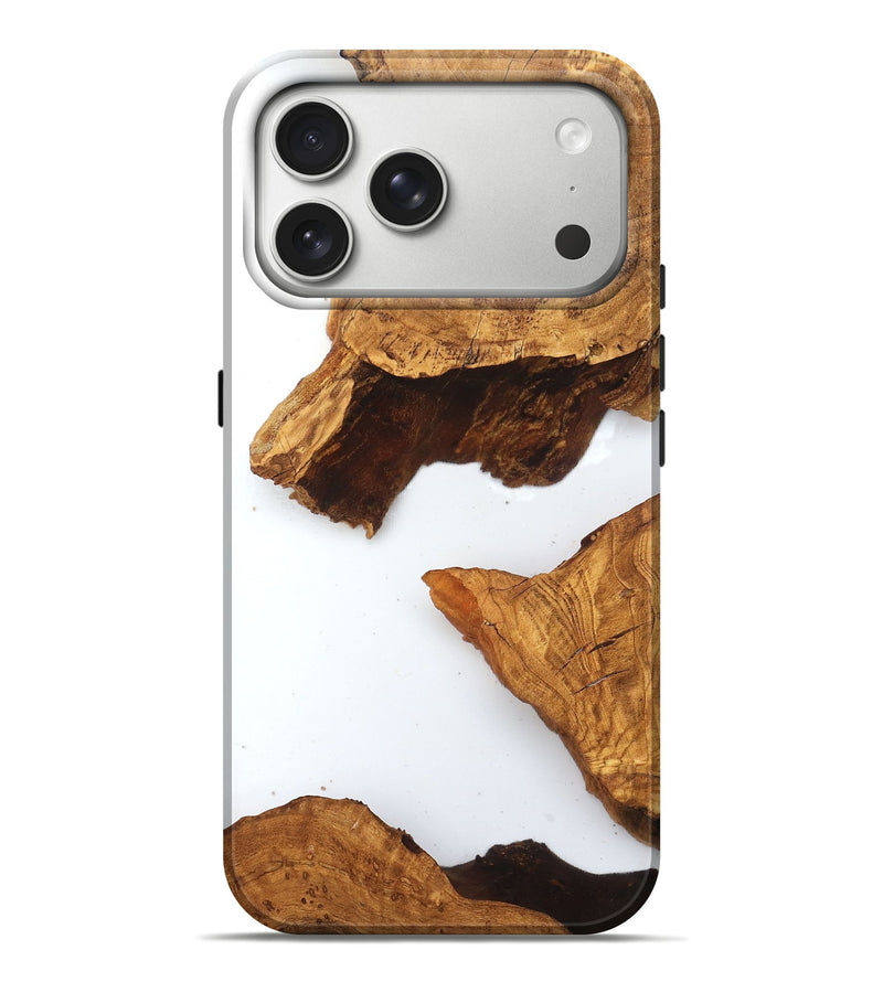iPhone 17 Pro Max Wood Live Edge Phone Case - Savanah (Clear, 831648)