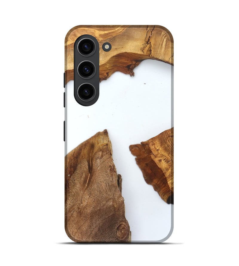 Galaxy S23 Wood Live Edge Phone Case - Loyal (Clear, 831649)