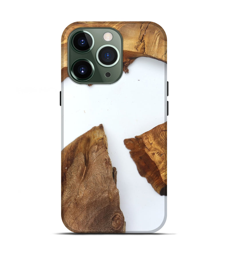iPhone 13 Pro Wood Live Edge Phone Case - Loyal (Clear, 831649)