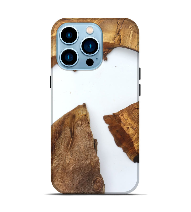 iPhone 14 Pro Wood Live Edge Phone Case - Loyal (Clear, 831649)