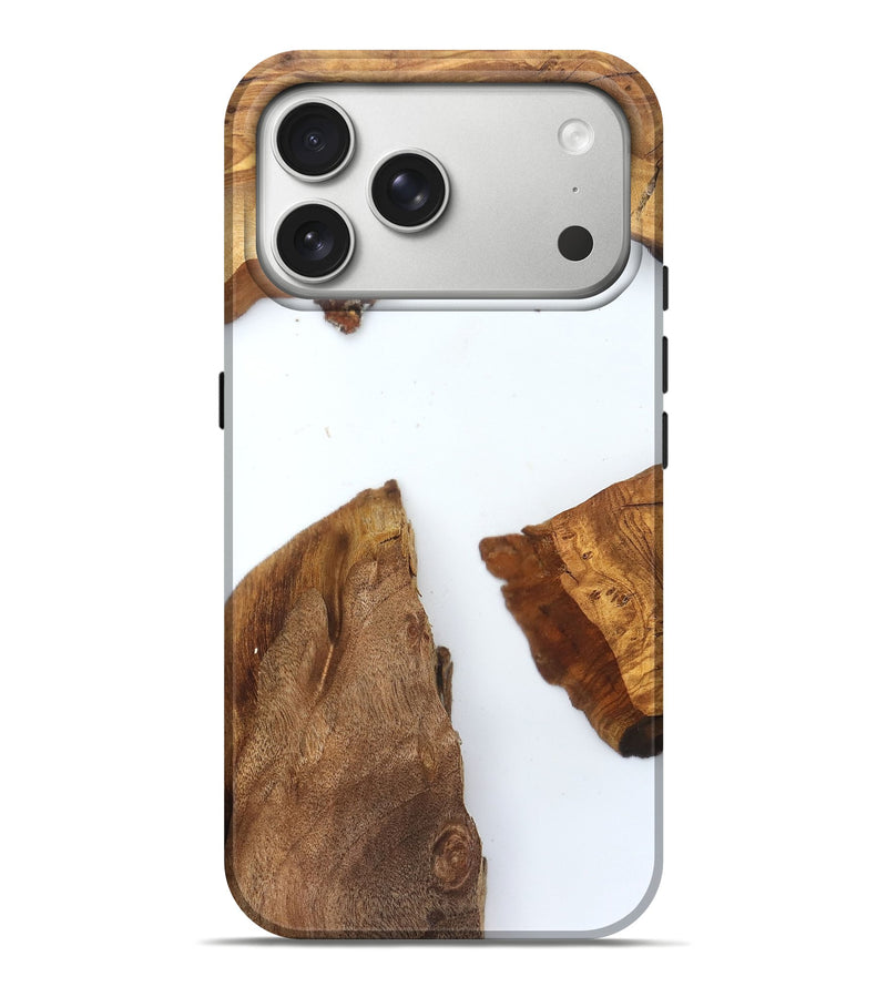 iPhone 17 Pro Max Wood Live Edge Phone Case - Loyal (Clear, 831649)