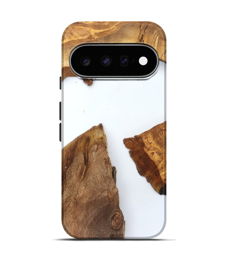Pixel 11 Pro Wood Live Edge Phone Case - Loyal (Clear, 831649)