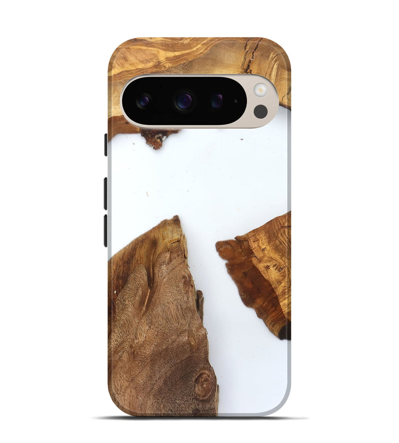 Pixel 9 Pro Wood Live Edge Phone Case - Loyal (Clear, 831649)
