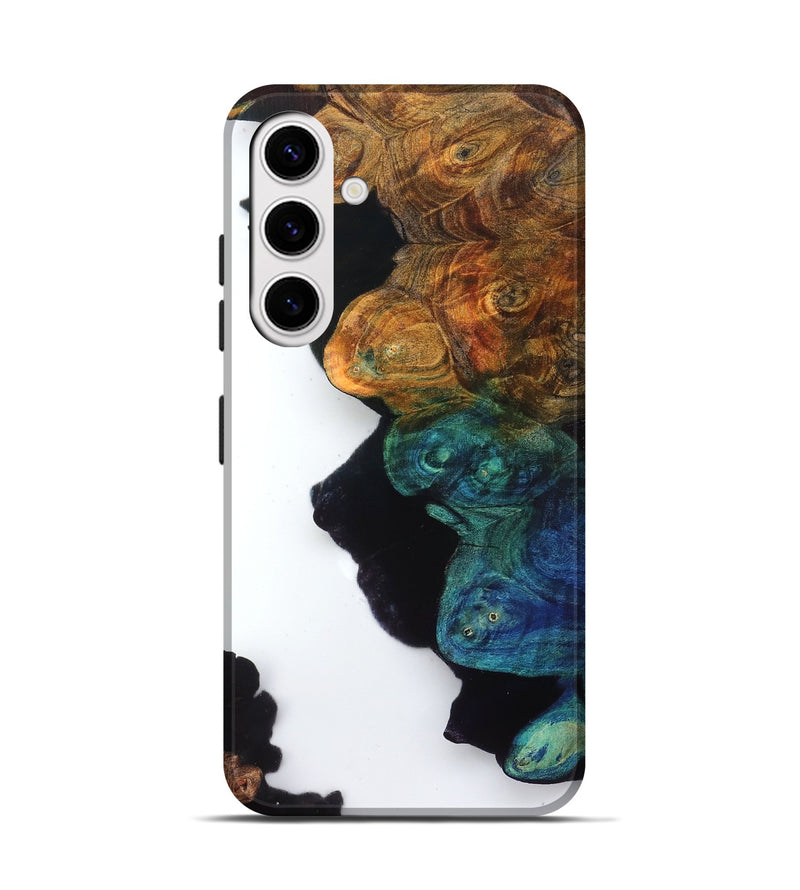 Galaxy S25 Wood Live Edge Phone Case - Lester (Clear, 831650)