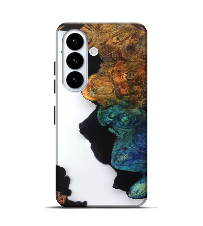 Galaxy S26 Wood Live Edge Phone Case - Lester (Clear, 831650)