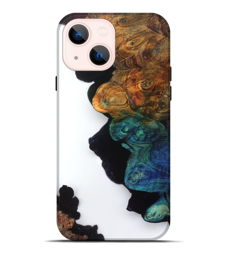 iPhone 14 Plus Wood Live Edge Phone Case - Lester (Clear, 831650)