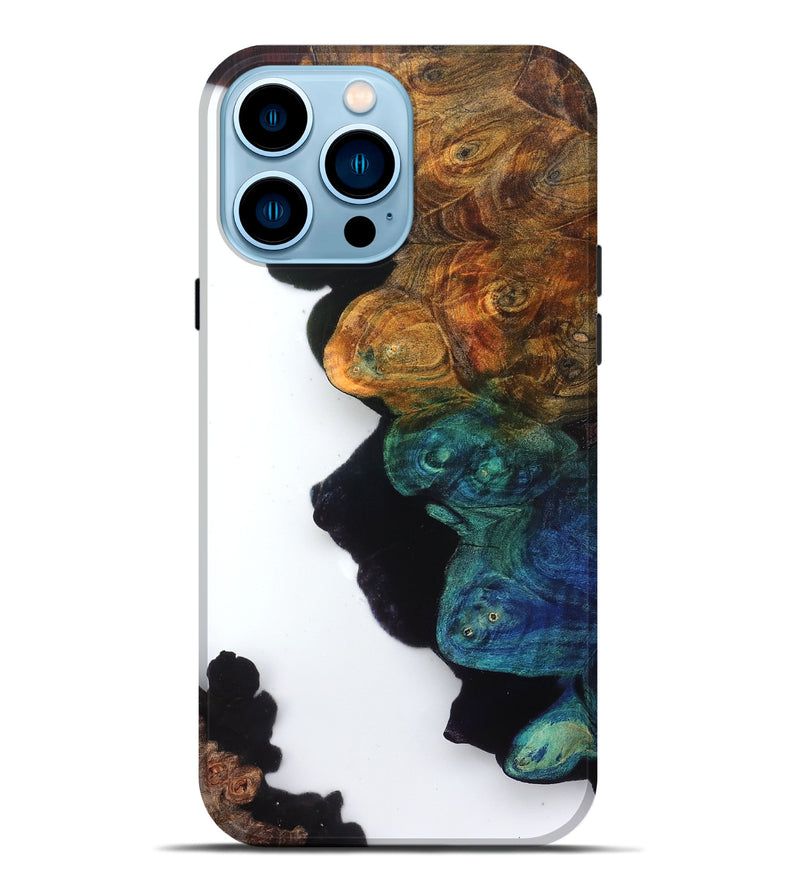 iPhone 14 Pro Max Wood Live Edge Phone Case - Lester (Clear, 831650)