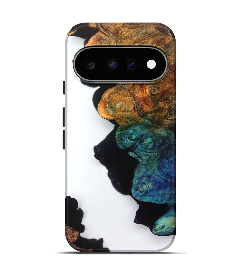 Pixel 11 Pro Wood Live Edge Phone Case - Lester (Clear, 831650)