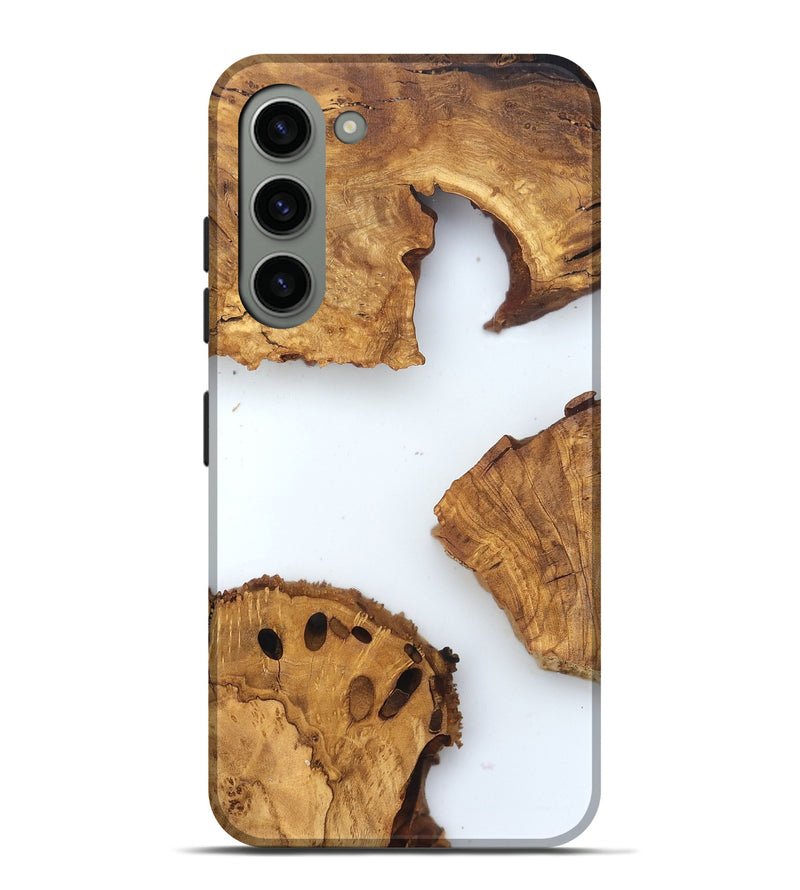 Galaxy S23 Plus Wood Live Edge Phone Case - Lelah (Clear, 831651)
