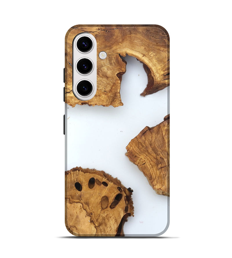 Galaxy S25 Wood Live Edge Phone Case - Lelah (Clear, 831651)