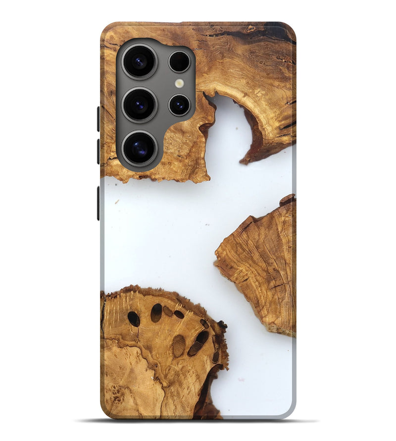 Galaxy S25 Ultra Wood Live Edge Phone Case - Lelah (Clear, 831651)