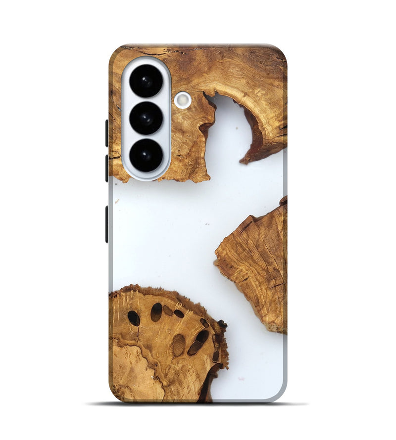 Galaxy S26 Wood Live Edge Phone Case - Lelah (Clear, 831651)