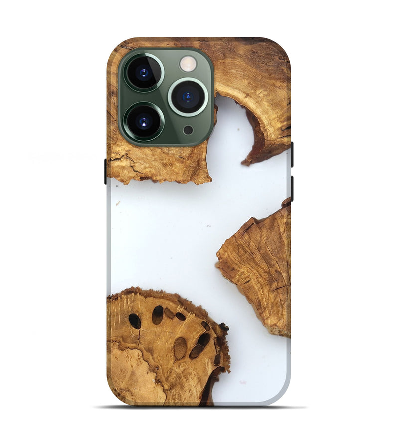 iPhone 13 Pro Wood Live Edge Phone Case - Lelah (Clear, 831651)