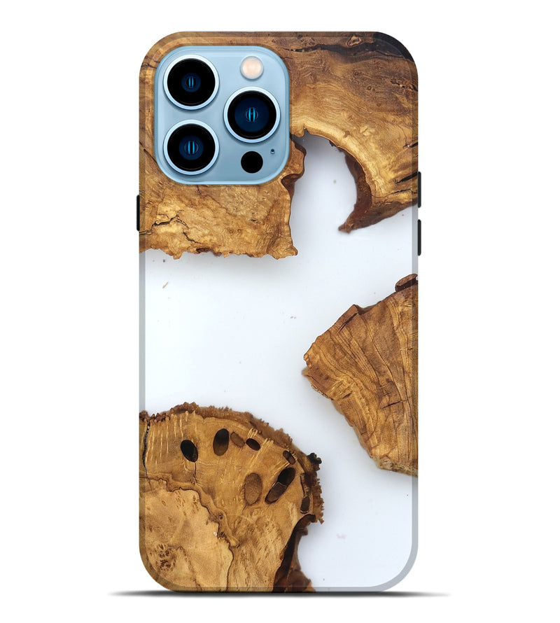 iPhone 14 Pro Max Wood Live Edge Phone Case - Lelah (Clear, 831651)