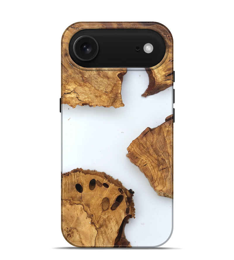 iPhone 17 Air Wood Live Edge Phone Case - Lelah (Clear, 831651)