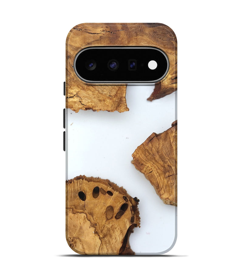 Pixel 11 Pro Wood Live Edge Phone Case - Lelah (Clear, 831651)