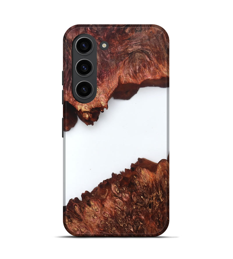 Galaxy S23 Wood Live Edge Phone Case - Mabelle (Clear, 831652)