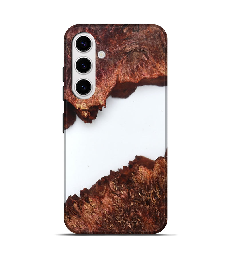 Galaxy S25 Wood Live Edge Phone Case - Mabelle (Clear, 831652)