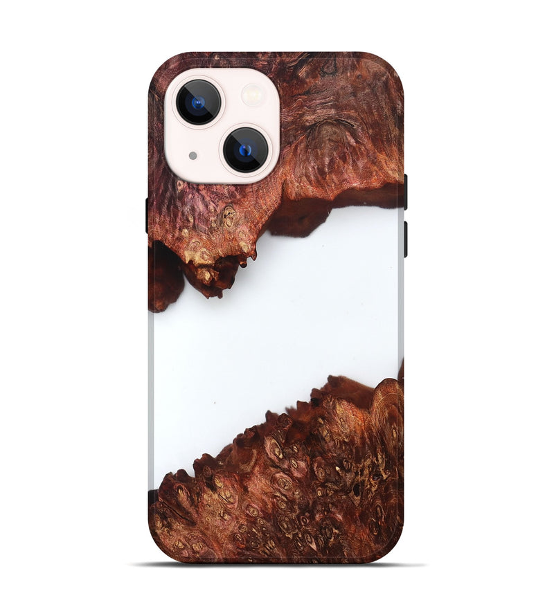 iPhone 14 Wood Live Edge Phone Case - Mabelle (Clear, 831652)