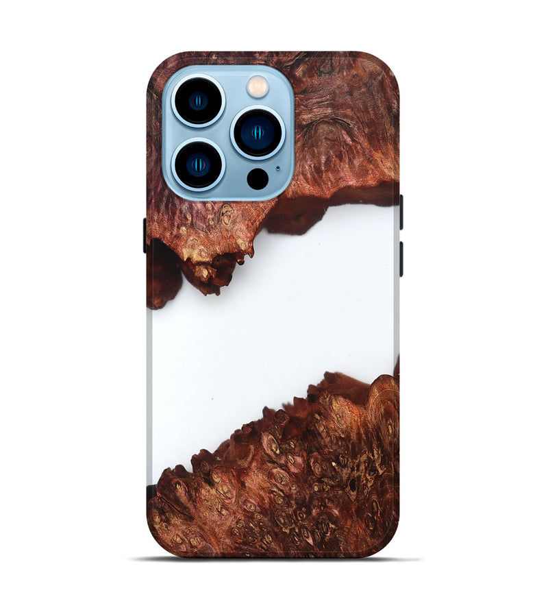 iPhone 14 Pro Wood Live Edge Phone Case - Mabelle (Clear, 831652)