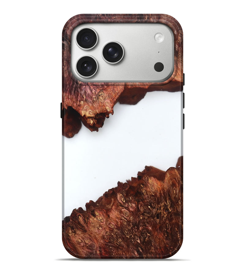 iPhone 17 Pro Max Wood Live Edge Phone Case - Mabelle (Clear, 831652)