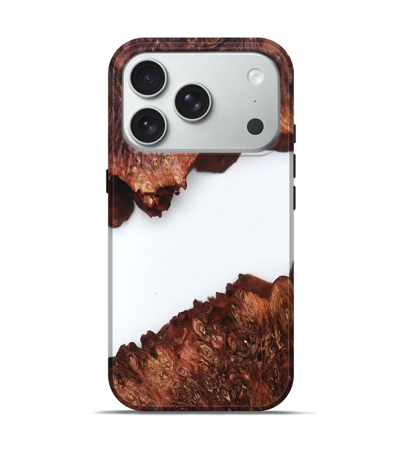 iPhone 18 Pro Wood Live Edge Phone Case - Mabelle (Clear, 831652)