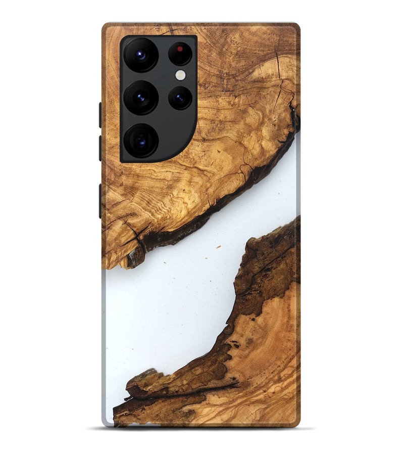 Galaxy S22 Ultra Wood Live Edge Phone Case - Dax (Clear, 831653)